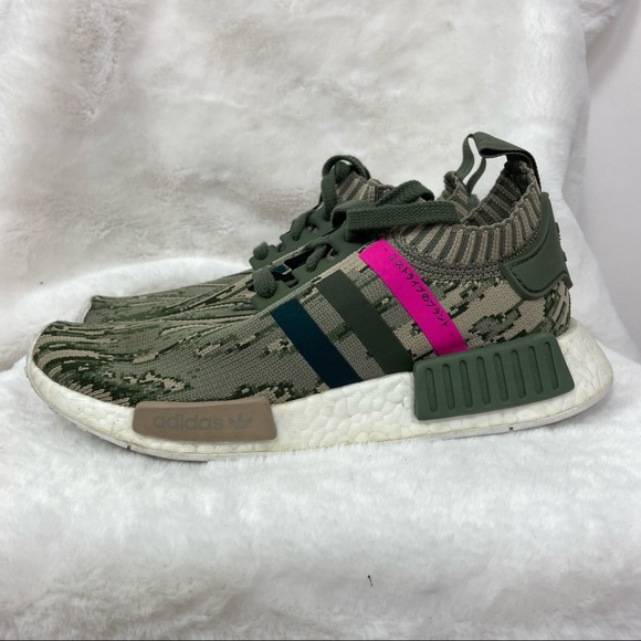 Adidas RARE NMD R1 Primeknit With Camo/Pink